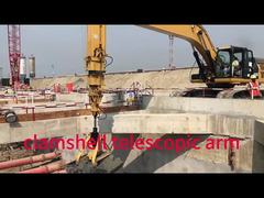 15200mm Clamshell cánh tay kính thiên văn 11825mm Max.