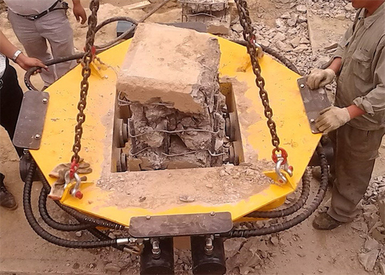 Máy cắt cọc vuông thủy lực công cụ hữu ích cho các phương pháp nổ mìn và nghiền truyền thống