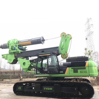 Máy đóng cọc thủy lực KR360C cho kỹ thuật Máy khoan mini quay 62M