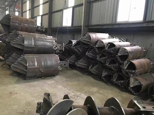 Gầu dụng cụ khoan móng cọc Loại mở Đá 30mm