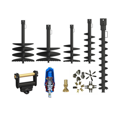 Loại phổ biến Xăng Earth Auger Trục đầu ra Máy khoan đất 1,5m