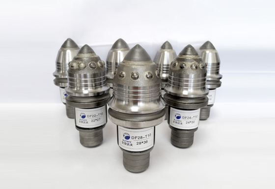 DF3050 Dụng cụ cắt khoan Bullet Rock Răng cho giàn khoan quay 22mm