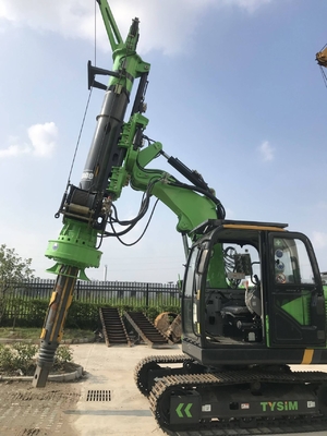 Máy khoan quay đóng cọc nhỏ tùy chỉnh thủy lực 1200mm 30rmp
