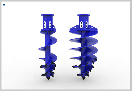 Double Cut Conical Drill Auger Bộ phận thiết bị xây dựng 1000mm 1200mm