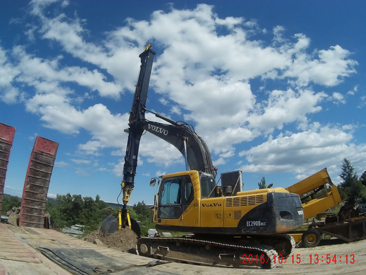 KM150 Clamshell Telescopic Arm Long Boom Excavator 3.6t Đàn thủy lực