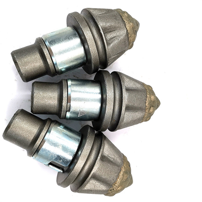 Công cụ khoan 9-30mm Rock Auger viên đạn răng tròn vách chisel cho đống Rigs