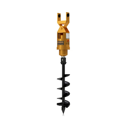 Đơn vị chiều cao 780 mm thủy lực Earth Auger khoan Excavator 6-8 T