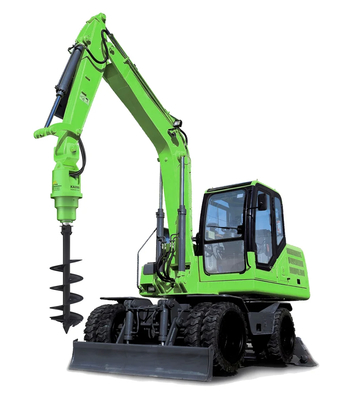 Mô hình tùy chỉnh Máy đào hố Post Earth Auger Drill For Excavator