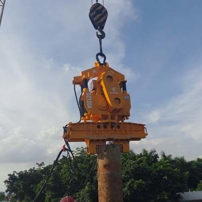 Thiết bị lái xe đống cao hoạt động Đào búa 120Kw Đào búa Vibro điện cho đống vỏ thép
