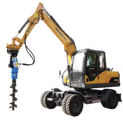 bán nóng APIE chuyên nghiệp vít Mini Excavator Đống Driver khoan bộ phận đất lỗ khoan đất Auger