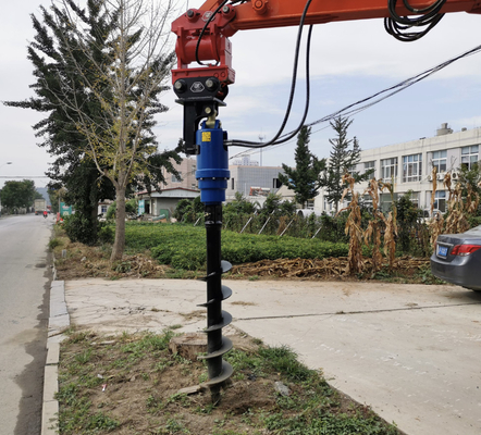 25-100 Lpm Dòng chảy Hydraulic Earth Auger cho T1.5-35T Excavator Và 300-1500mm Max Auger Diameter Clay / Shale