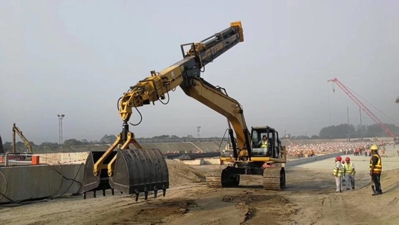 15-36 Ton Excavator Thêm chất lượng tốt nhất tùy chỉnh Clamshell cánh tay kính thiên văn cho Excavator