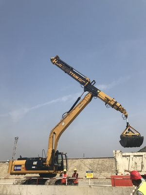 KM220 Hydraulic Folding Arm Awning Robotic Miniature Loader Extraction Lực kính thiên văn lớn
