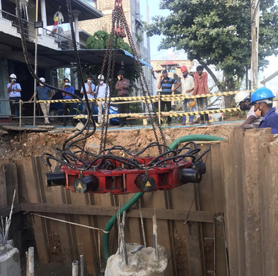 Máy phá đống bê tông tròn Máy phá đống thủy lực cho máy đào