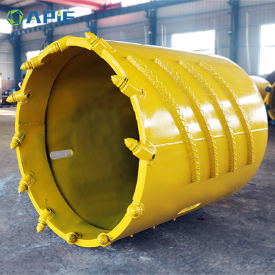 Tỷ lệ ghi điểm cao Công cụ khoan nhỏ cắt đường kính thùng lõi đá tùy chỉnh với răng đạn