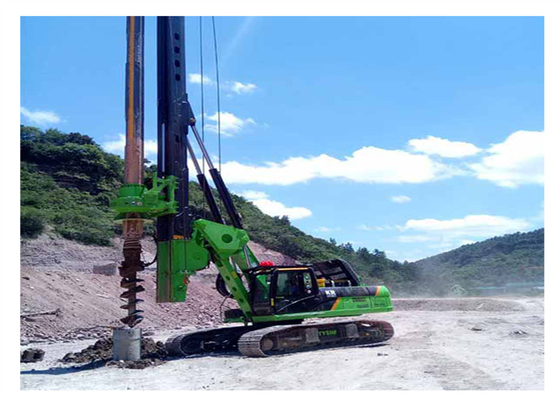 Máy đóng cọc quay lỗ trên mặt đất 64m 2000mm Máy khoan nước ngầm đầy đủ thủy lực