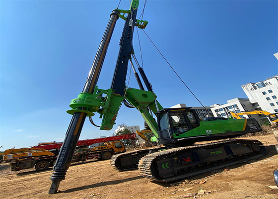 Máy khoan quay thủy lực Tysim 26m 2000mm Máy khoan quay thủy lực