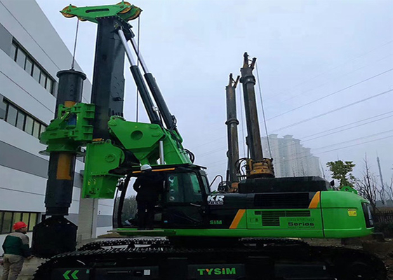 Máy khoan lỗ khoan thủy lực 2500mm 360knm Máy khoan cọc quay CE