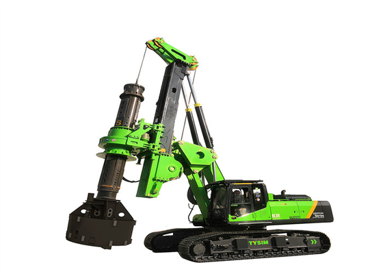 31,2M 6 đến 26rmp Cọc khoan cọc Máy khoan cọc tiêu thấp Khoảng cách thấp Máy khoan quay mini