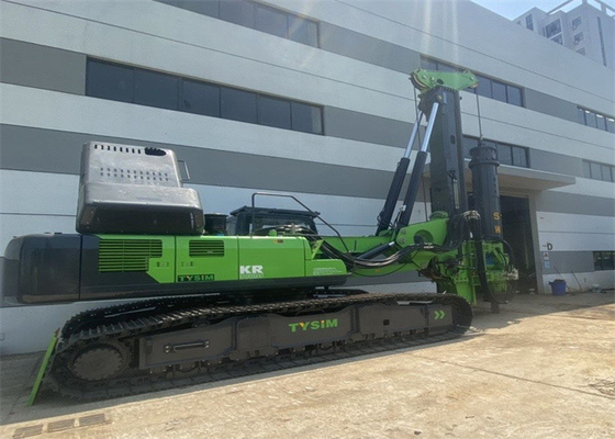 Máy khoan đầu quay 320KnM Máy khoan bánh xích thủy lực 34.3mpa