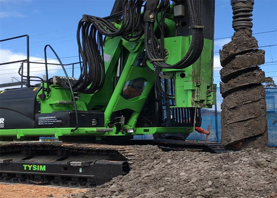 272L / phút Bộ điều khiển cọc đường cao tốc đa chức năng 28m Máy khoan gắn bánh xích 28m