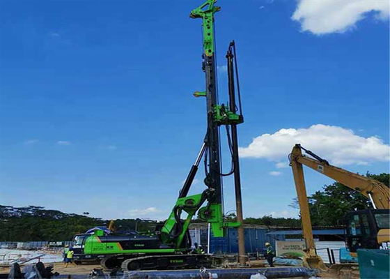 Máy khoan đa năng 20m 51m Đầu khoan quay thủy lực CFA 34.3MPa