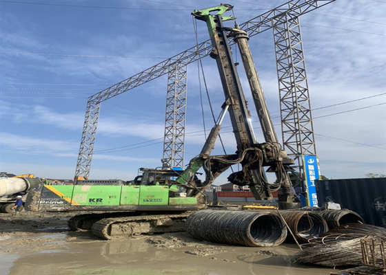 Công trình xây dựng 1500mm 125kNm Máy khoan bánh xích thủy lực quay vòng đã qua sử dụng bộ điều khiển cọc
