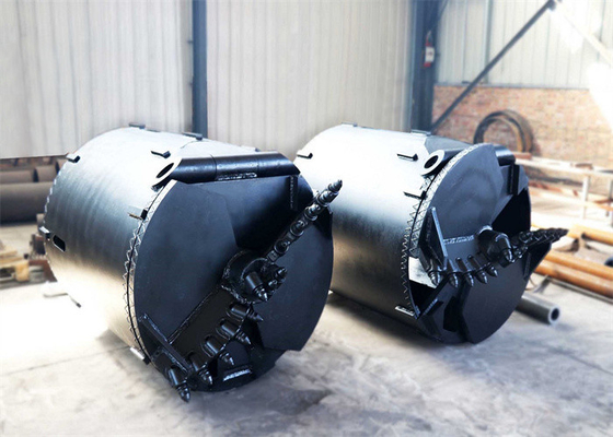Công cụ giàn khoan 1200mm 1050kg Thùng khoan đá 900mm với răng cắt