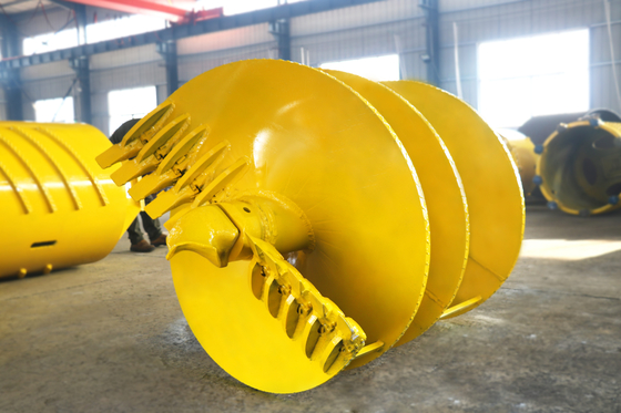 Dụng cụ khoan quay bằng thép Borewell di động 800mm Máy khoan lỗ khoan đất