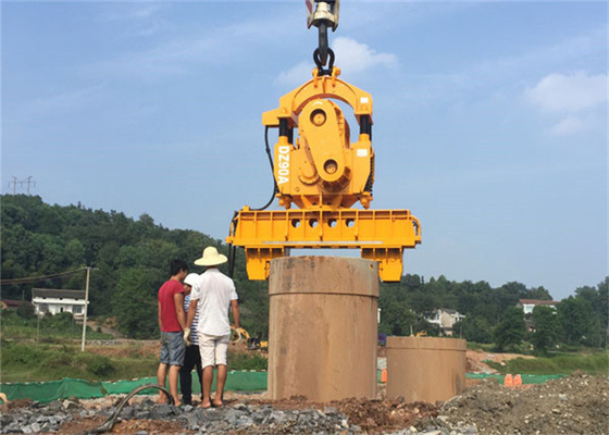 Máy xúc cọc tấm thủy lực gắn búa Vibro cho cẩu trục 300KW
